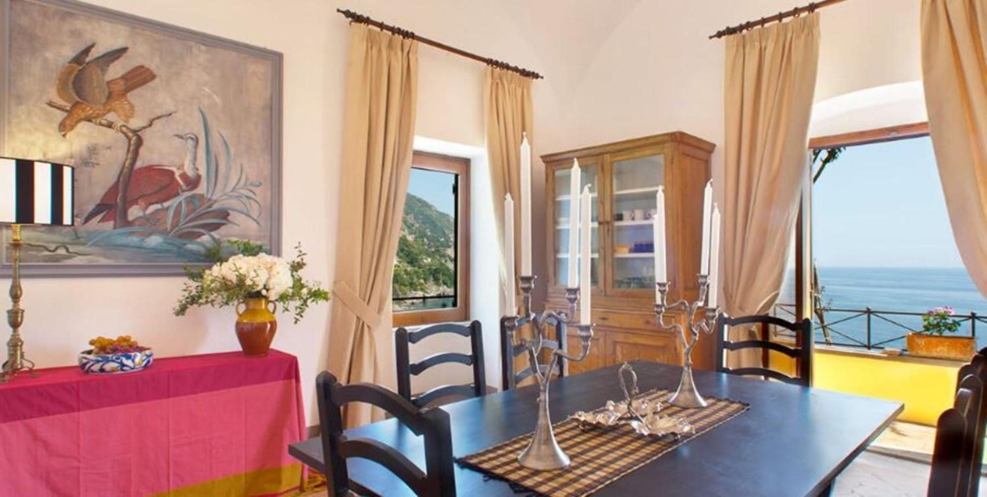 Torre Sponda - Casa Grande, Private Beach Positano Buitenkant foto