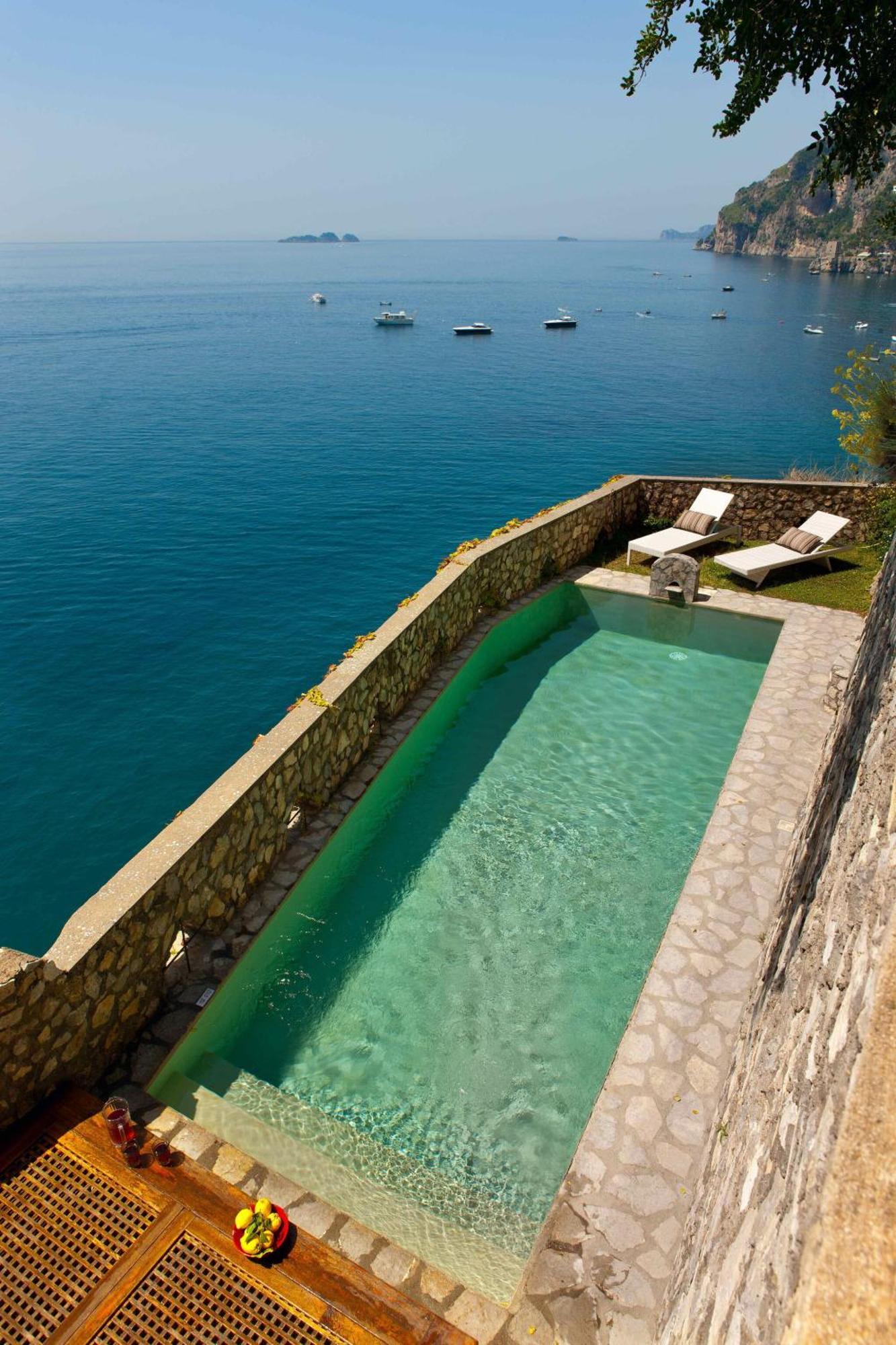 Torre Sponda - Casa Grande, Private Beach Positano Buitenkant foto