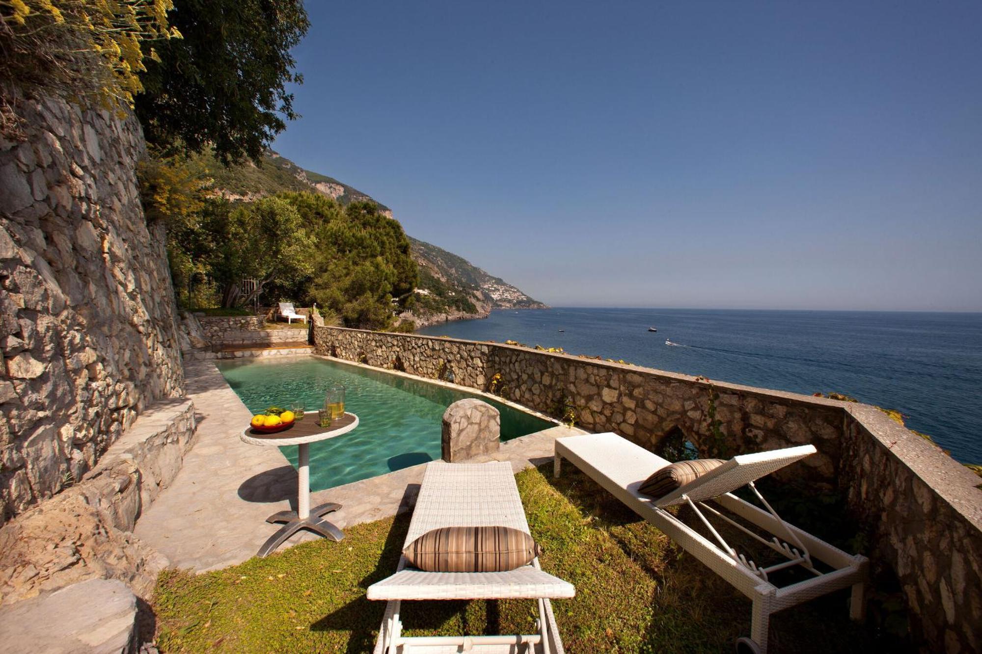 Torre Sponda - Casa Grande, Private Beach Positano Buitenkant foto