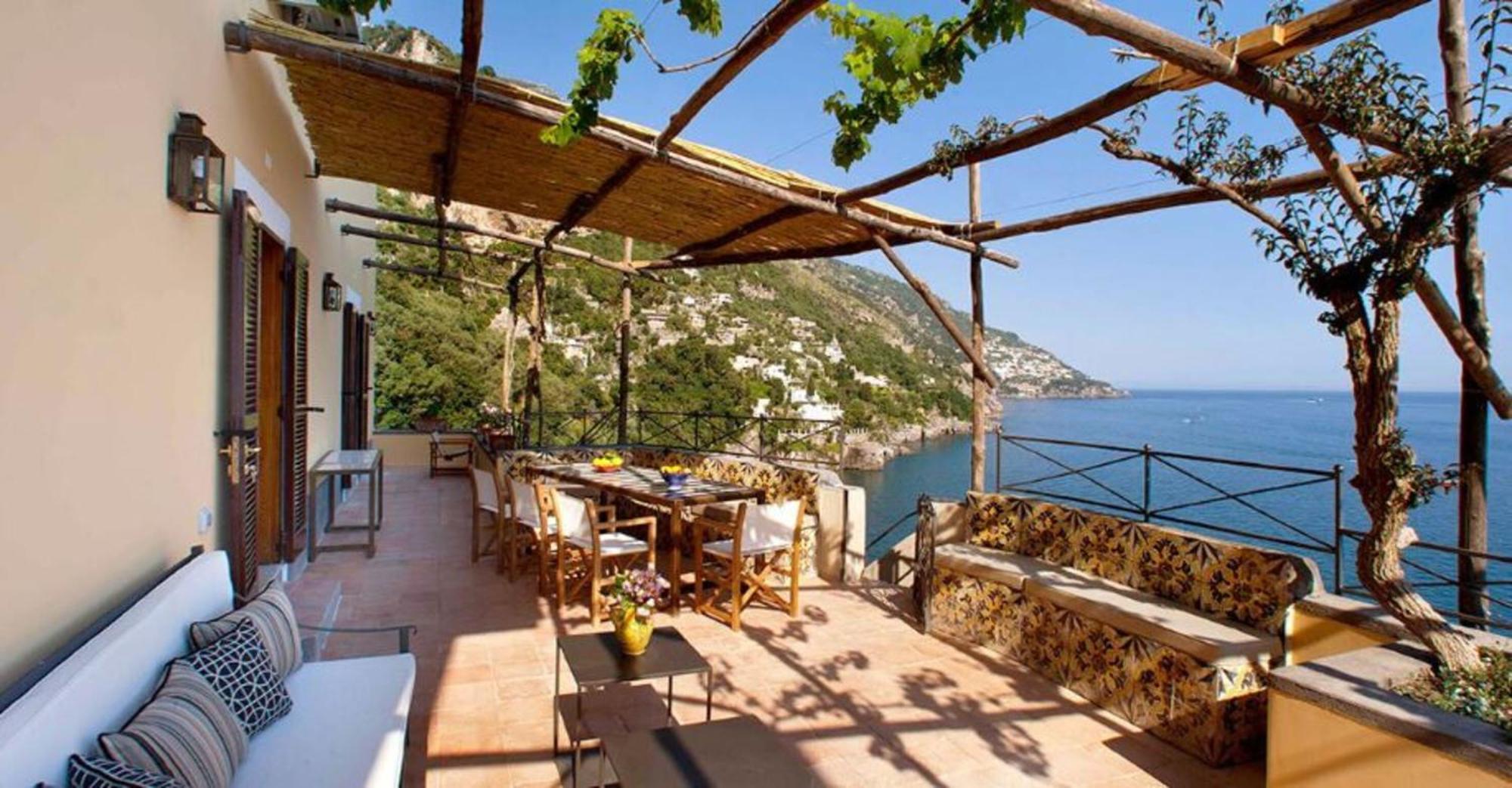 Torre Sponda - Casa Grande, Private Beach Positano Buitenkant foto