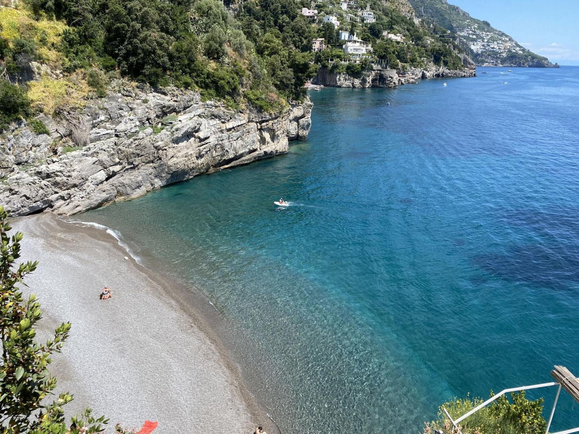 Torre Sponda - Casa Grande, Private Beach Positano Buitenkant foto